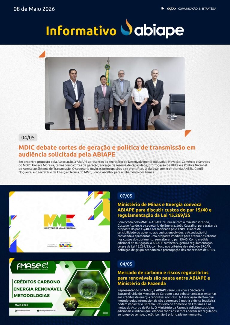 Brasília, 8 de maio de 2026