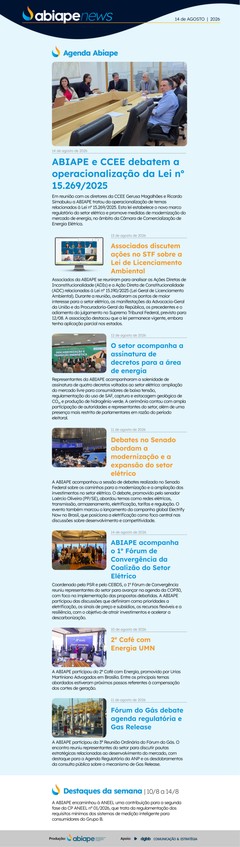 Brasília, 14 de agosto de 2026
