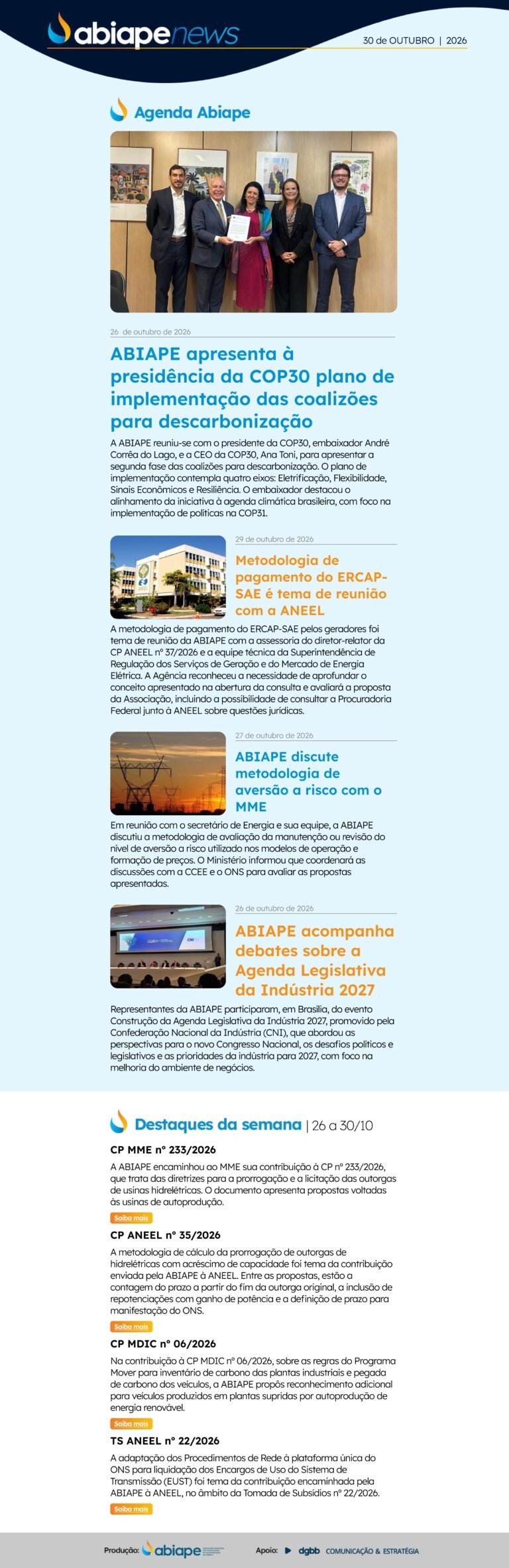 Brasília, 30 de outubro de 2026